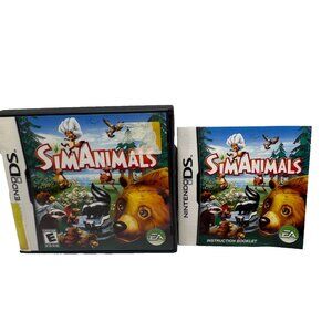 SimAnimals Nintendo DS Complete CIB Video Game Manual Case Tested EA